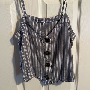 GARAGE striped tank top